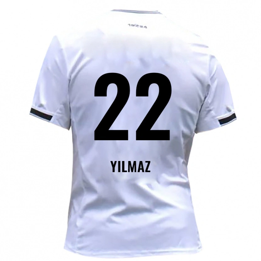 Danxen Mujer Camiseta Furkan Yilmaz #22 Blanco Rojo 1ª Equipación 2025/26 La Camisa México