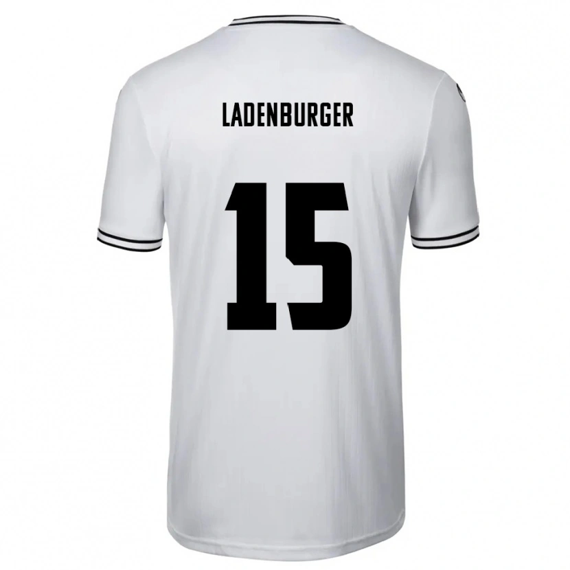 Danxen Mujer Camiseta Linus Ladenburger #15 Blanco Negro 1ª Equipación 2025/26 La Camisa México