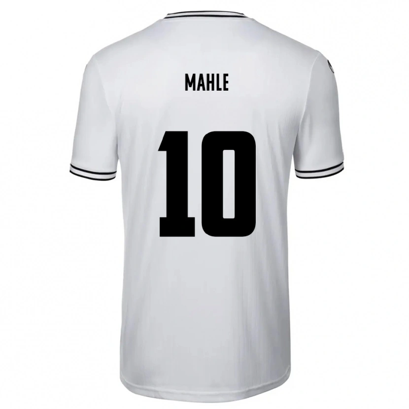 Danxen Mujer Camiseta Linus Mahle #10 Blanco Negro 1ª Equipación 2025/26 La Camisa México