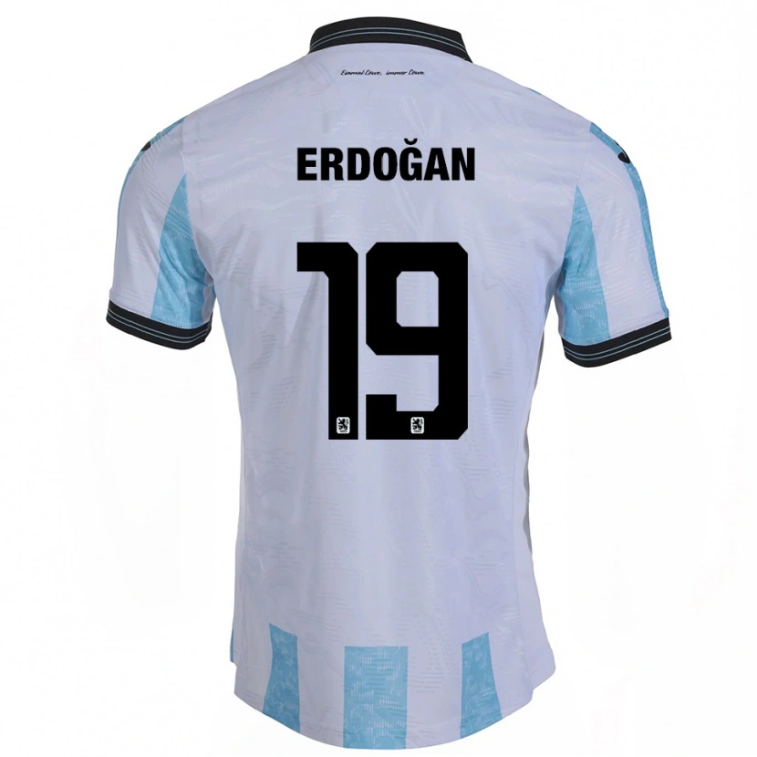 Danxen Mujer Camiseta Emre Erdoğan #19 Blanco Azul Cielo 1ª Equipación 2025/26 La Camisa México
