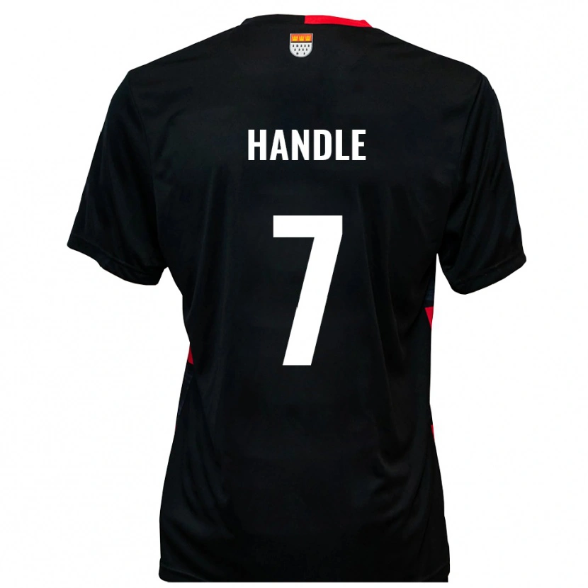 Danxen Mujer Camiseta Simon Handle #7 Negro Rojo 1ª Equipación 2025/26 La Camisa México