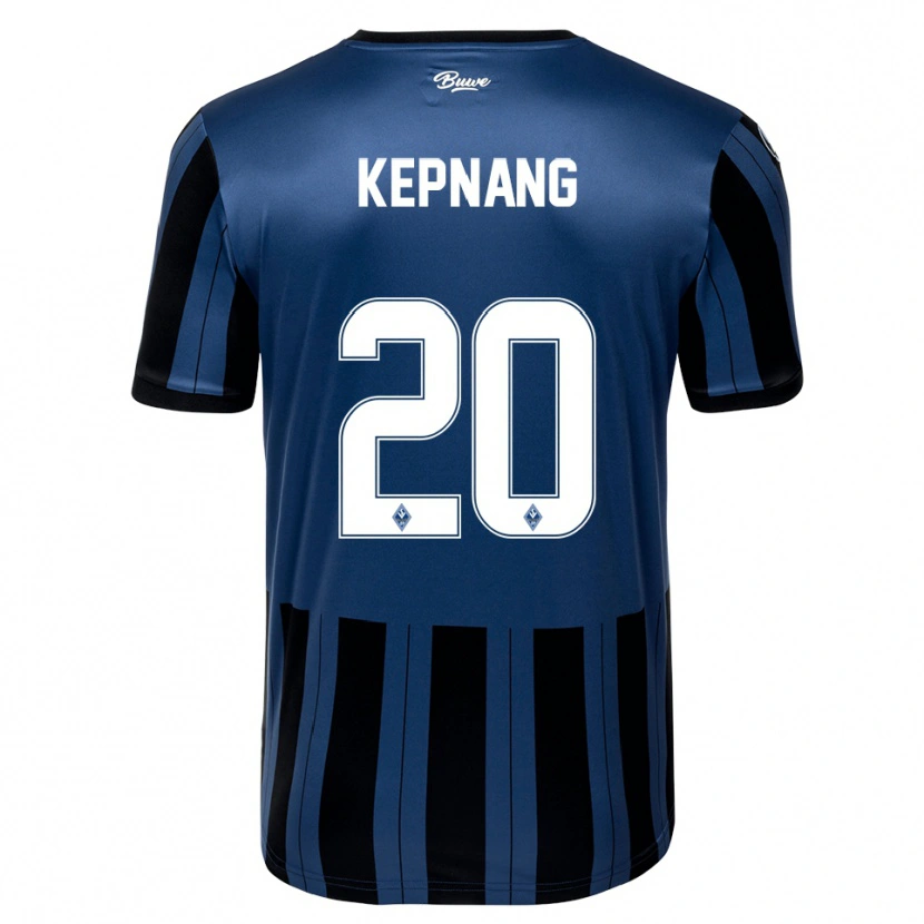 Danxen Mujer Camiseta Jason Kepnang #20 Azul Gris Negro 1ª Equipación 2025/26 La Camisa México