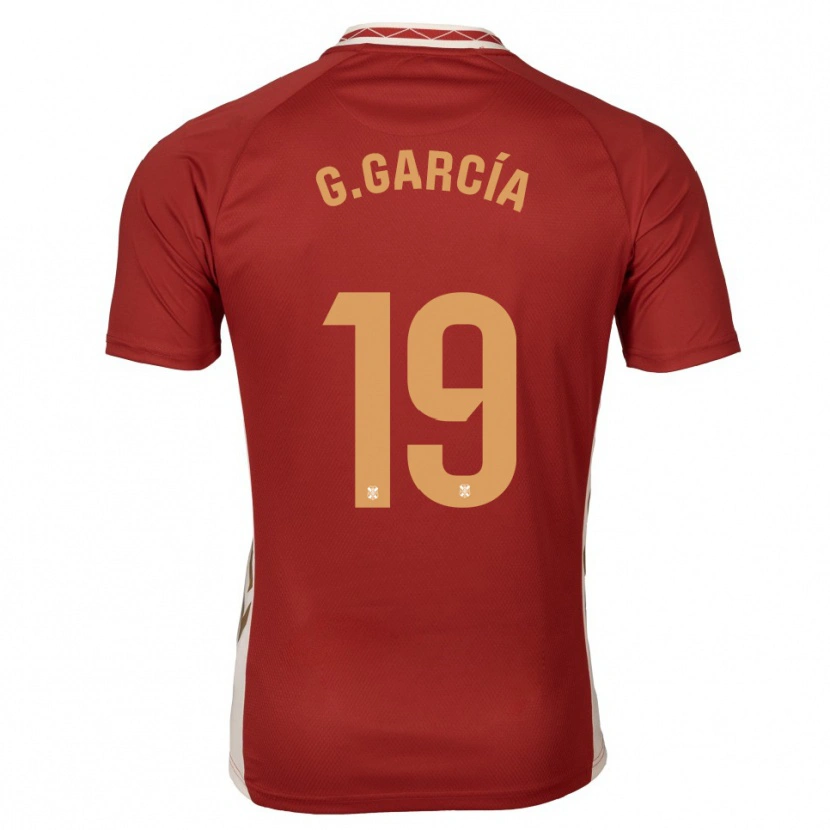 Danxen Mujer Camiseta Giovani García #19 Borgoña Dorado 2ª Equipación 2025/26 La Camisa México