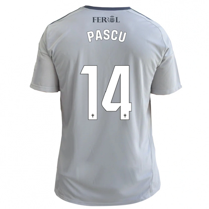 Danxen Mujer Camiseta Pascu #14 Gris Plata 2ª Equipación 2025/26 La Camisa México
