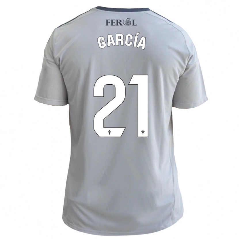Danxen Mujer Camiseta Azael García #21 Gris Plata 2ª Equipación 2025/26 La Camisa México