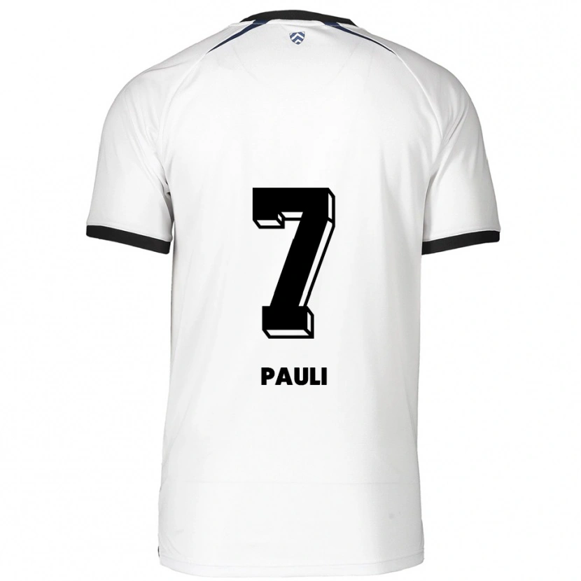 Danxen Mujer Camiseta Sophia Pauli #7 Blanco Negro 2ª Equipación 2025/26 La Camisa México