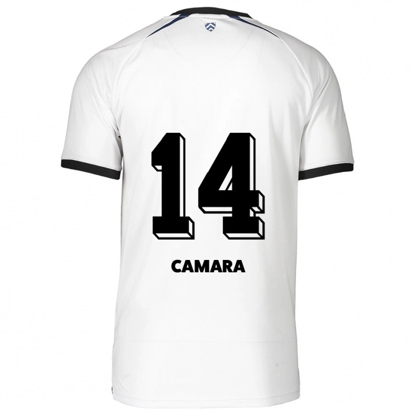 Danxen Mujer Camiseta Fode Camara #14 Blanco Negro 2ª Equipación 2025/26 La Camisa México