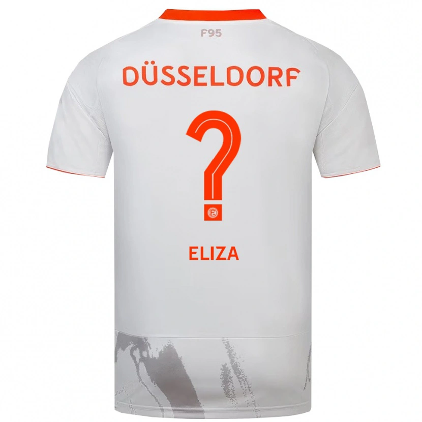 Danxen Mujer Camiseta Eliza Bivolaku #0 Blanco Naranja 2ª Equipación 2025/26 La Camisa México