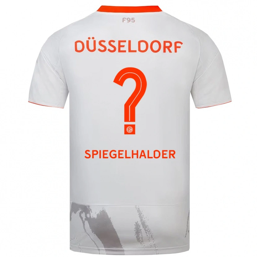 Danxen Mujer Camiseta Emilia Spiegelhalder #0 Blanco Naranja 2ª Equipación 2025/26 La Camisa México
