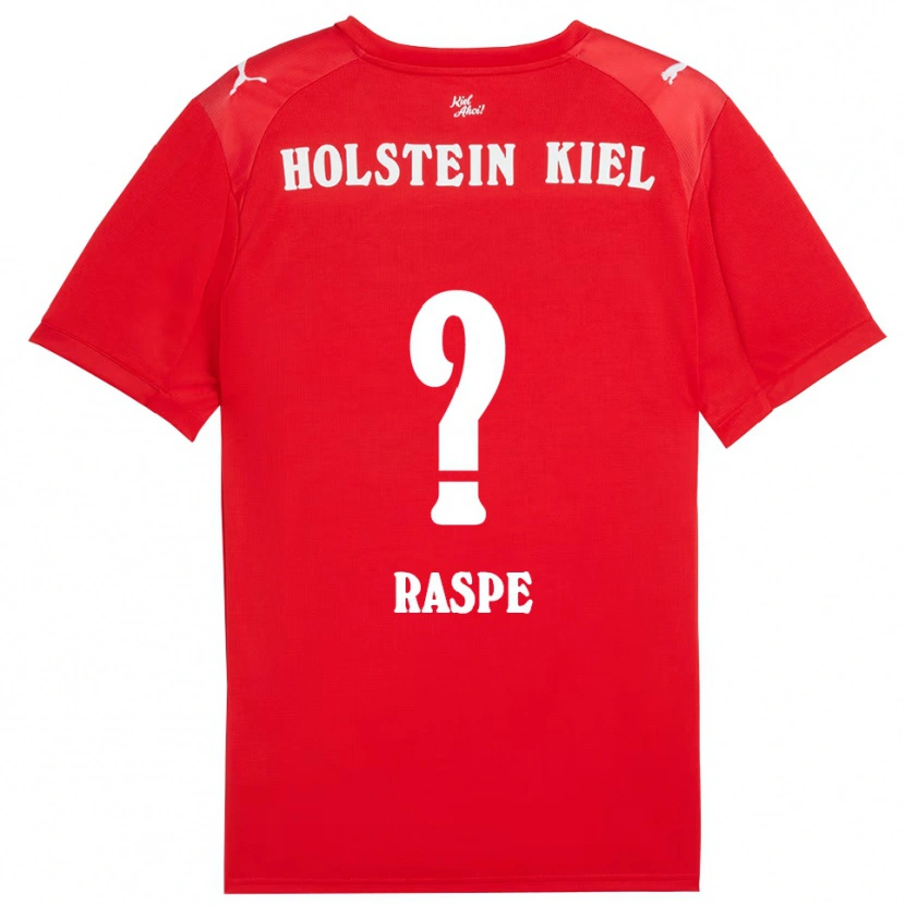 Danxen Mujer Camiseta Maximilian Raspe #0 Rojo Azul 2ª Equipación 2025/26 La Camisa México