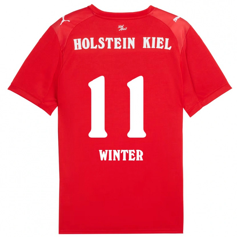 Danxen Mujer Camiseta Jorden Winter #11 Rojo Azul 2ª Equipación 2025/26 La Camisa México