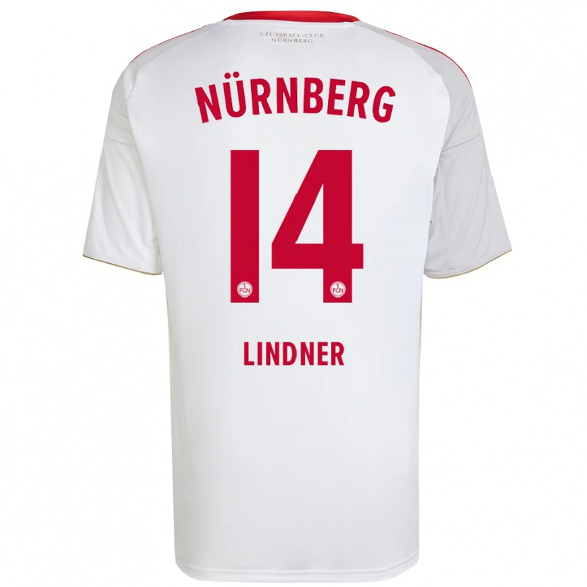Danxen Mujer Camiseta Marlene Lindner #14 Blanco Rojo 2ª Equipación 2025/26 La Camisa México