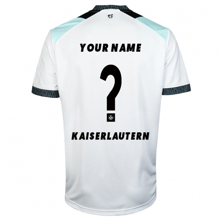 Danxen Mujer Camiseta Su Nombre #0 Blanco Negro 2ª Equipación 2025/26 La Camisa México