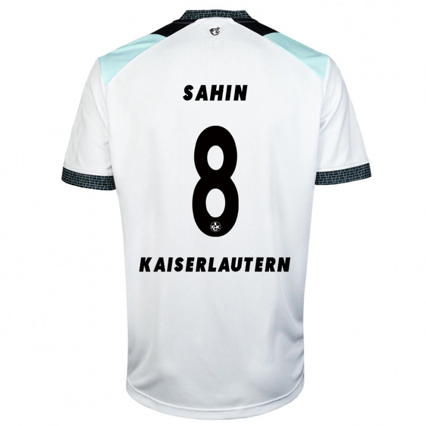 Danxen Mujer Camiseta Semih Sahin #8 Blanco Negro 2ª Equipación 2025/26 La Camisa México