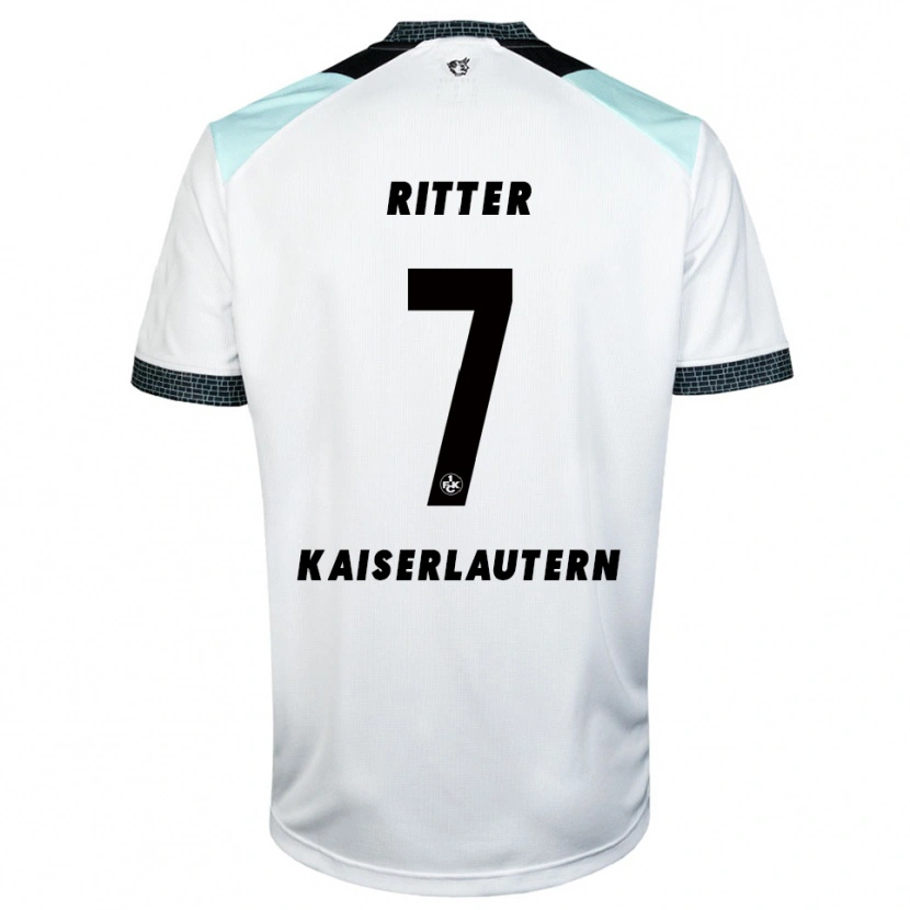 Danxen Mujer Camiseta Marlon Ritter #7 Blanco Negro 2ª Equipación 2025/26 La Camisa México