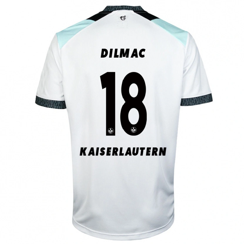 Danxen Mujer Camiseta Deniz Dilmac #18 Blanco Negro 2ª Equipación 2025/26 La Camisa México