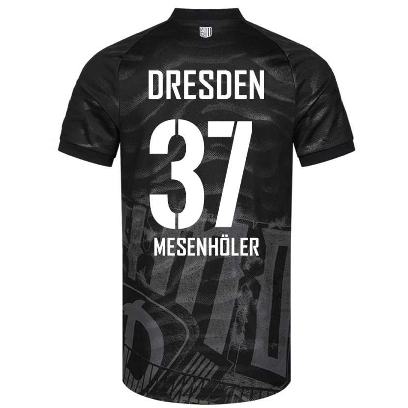 Danxen Mujer Camiseta Daniel Mesenhöler #37 Negro Gris 2ª Equipación 2025/26 La Camisa México