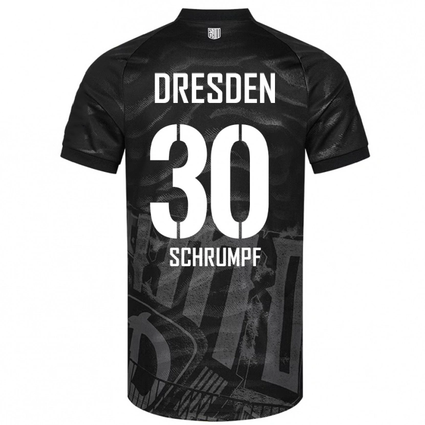 Danxen Mujer Camiseta Janis Schrumpf #30 Negro Gris 2ª Equipación 2025/26 La Camisa México