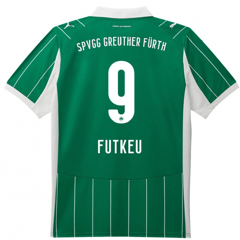 Danxen Mujer Camiseta Noel Futkeu #9 Verde Blanco 2ª Equipación 2025/26 La Camisa México