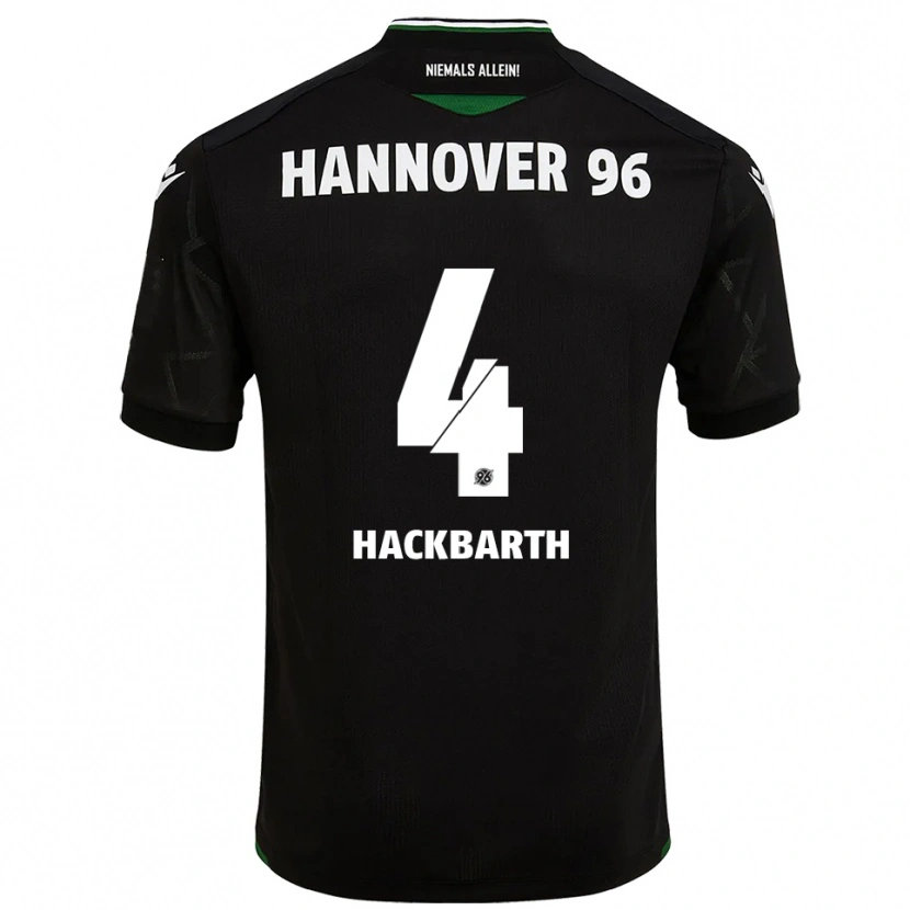 Danxen Mujer Camiseta Celina Hackbarth #4 Negro Verde 2ª Equipación 2025/26 La Camisa México