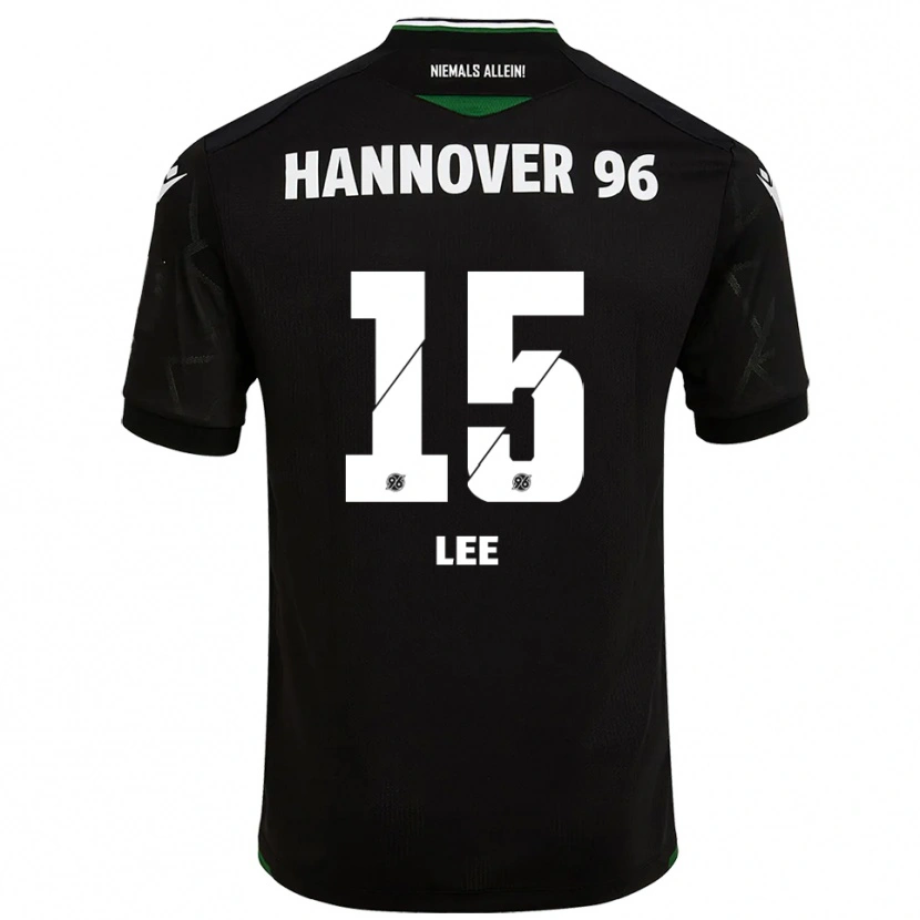 Danxen Mujer Camiseta Olivia Lee #15 Negro Verde 2ª Equipación 2025/26 La Camisa México