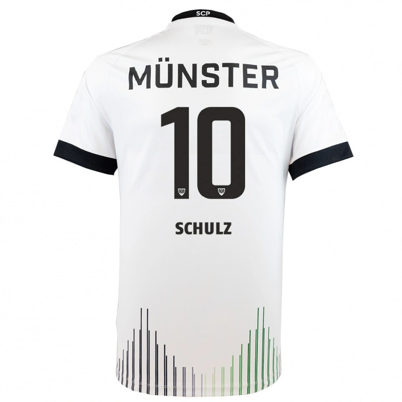 Danxen Mujer Camiseta Marvin Schulz #10 Blanco Negro 2ª Equipación 2025/26 La Camisa México