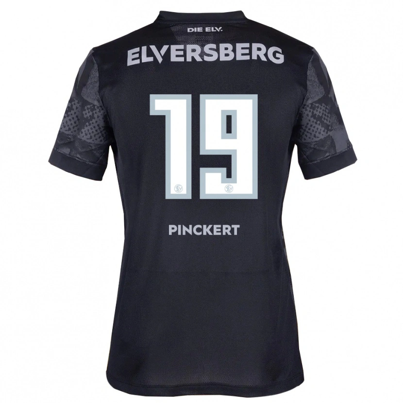 Danxen Mujer Camiseta Lukas Pinckert #19 Negro Gris 2ª Equipación 2025/26 La Camisa México