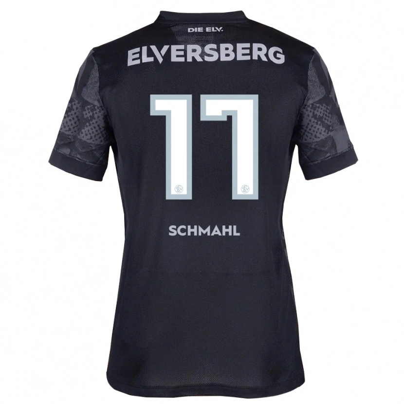 Danxen Mujer Camiseta Frederik Schmahl #17 Negro Gris 2ª Equipación 2025/26 La Camisa México