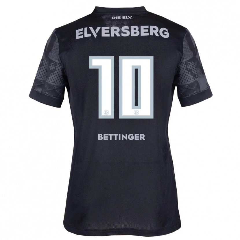Danxen Mujer Camiseta Pierre Bettinger #10 Negro Gris 2ª Equipación 2025/26 La Camisa México