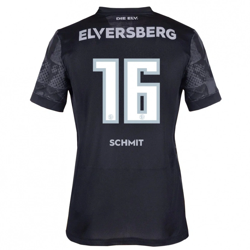 Danxen Mujer Camiseta Leila Schmit #16 Negro Gris 2ª Equipación 2025/26 La Camisa México