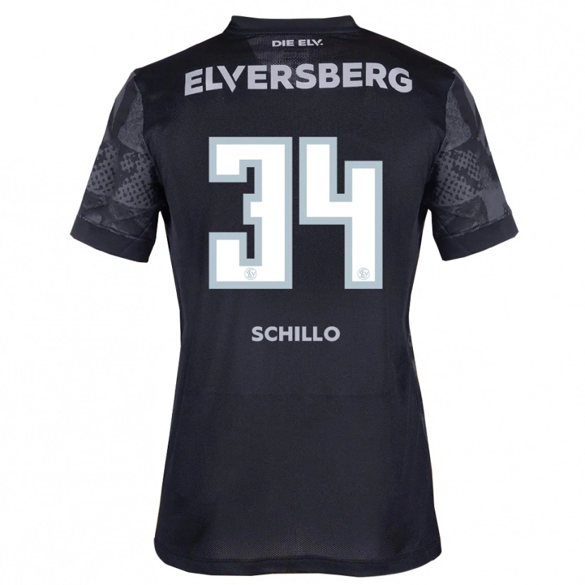 Danxen Mujer Camiseta Hannah Schillo #34 Negro Gris 2ª Equipación 2025/26 La Camisa México