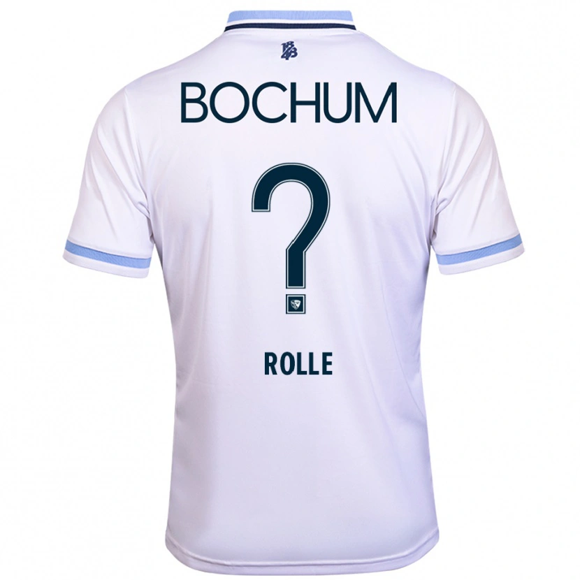 Danxen Mujer Camiseta Sarah Rolle #0 Blanco Azul Cielo 2ª Equipación 2025/26 La Camisa México