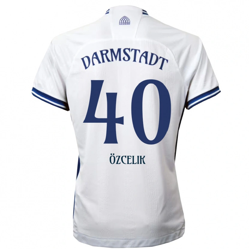 Danxen Mujer Camiseta Mehmet Özçelik #40 Blanco Azul 2ª Equipación 2025/26 La Camisa México