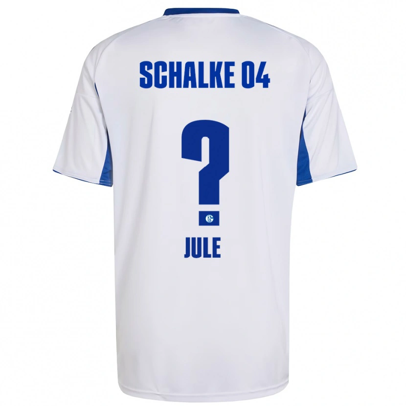 Danxen Mujer Camiseta Jule Dallmann #0 Blanco Azul 2ª Equipación 2025/26 La Camisa México