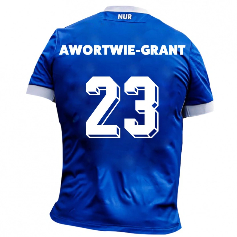 Danxen Mujer Camiseta Nyamekye Awortwie-Grant #23 Azul Blanco 2ª Equipación 2025/26 La Camisa México