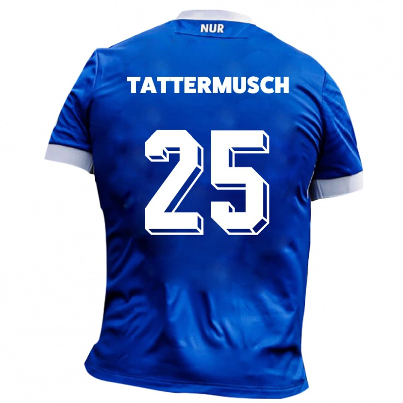 Danxen Mujer Camiseta Ted Tattermusch #25 Azul Blanco 2ª Equipación 2025/26 La Camisa México