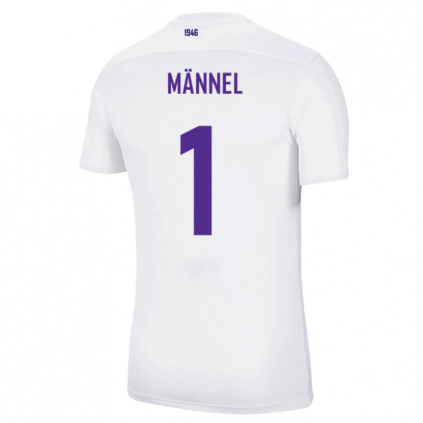 Danxen Mujer Camiseta Martin Männel #1 Blanco Verde 2ª Equipación 2025/26 La Camisa México