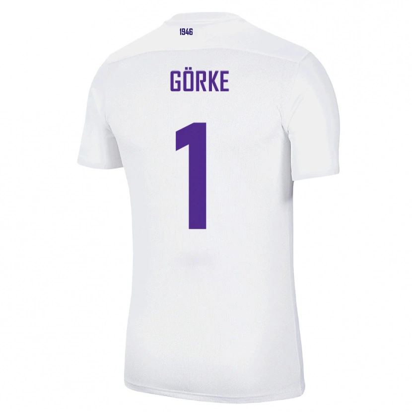 Danxen Mujer Camiseta Arthur Görke #1 Blanco Verde 2ª Equipación 2025/26 La Camisa México