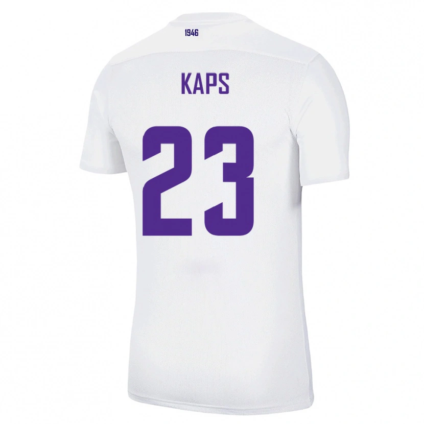Danxen Mujer Camiseta Hugo Kaps #23 Blanco Verde 2ª Equipación 2025/26 La Camisa México