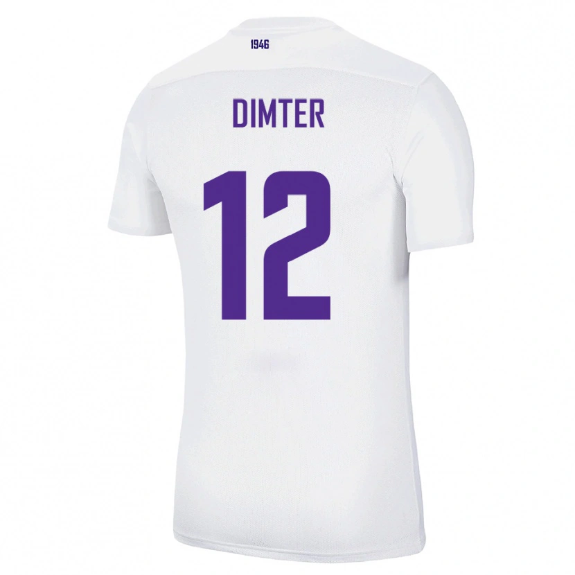 Danxen Mujer Camiseta Noel Dimter #12 Blanco Verde 2ª Equipación 2025/26 La Camisa México