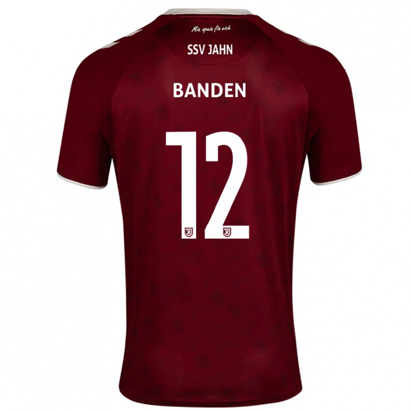 Danxen Mujer Camiseta Ante Banden #12 Borgoña Blanco 2ª Equipación 2025/26 La Camisa México