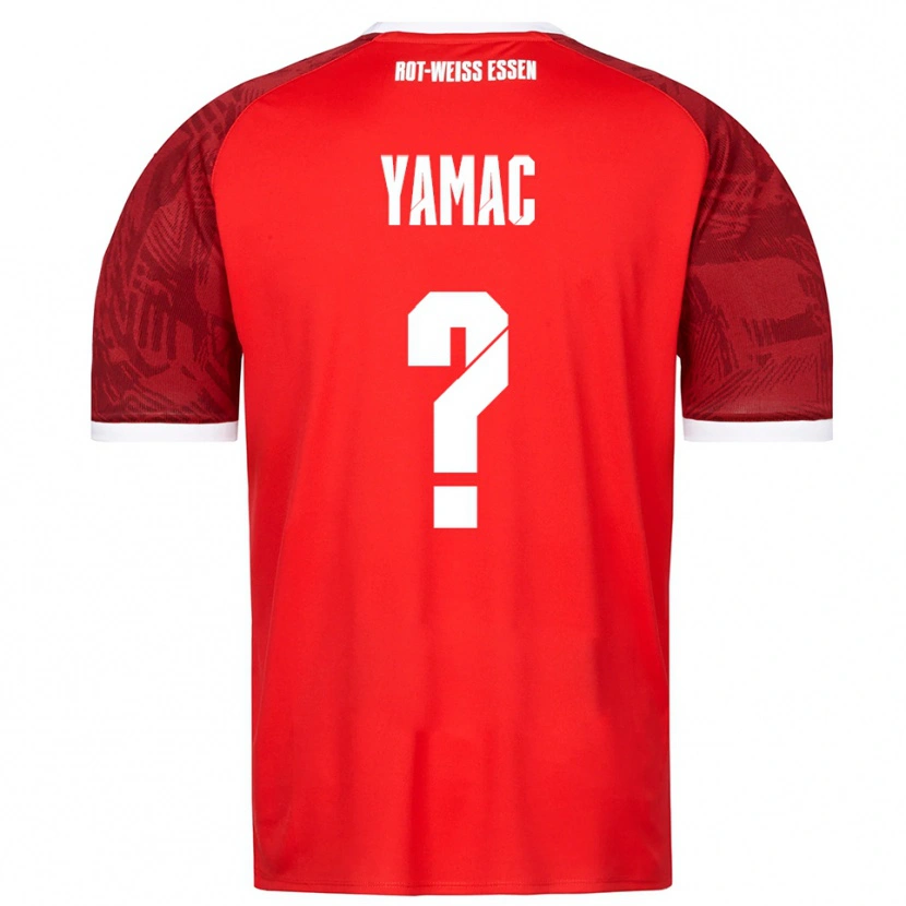 Danxen Mujer Camiseta Ensar Yamac #0 Rojo Borgoña Blanco 2ª Equipación 2025/26 La Camisa México