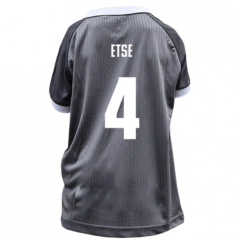 Danxen Mujer Camiseta Julian Etse #4 Gris Blanco 2ª Equipación 2025/26 La Camisa México
