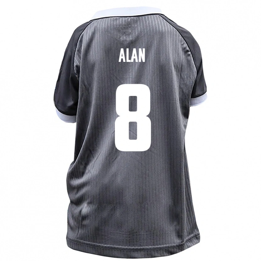 Danxen Mujer Camiseta Ali Alan #8 Gris Blanco 2ª Equipación 2025/26 La Camisa México
