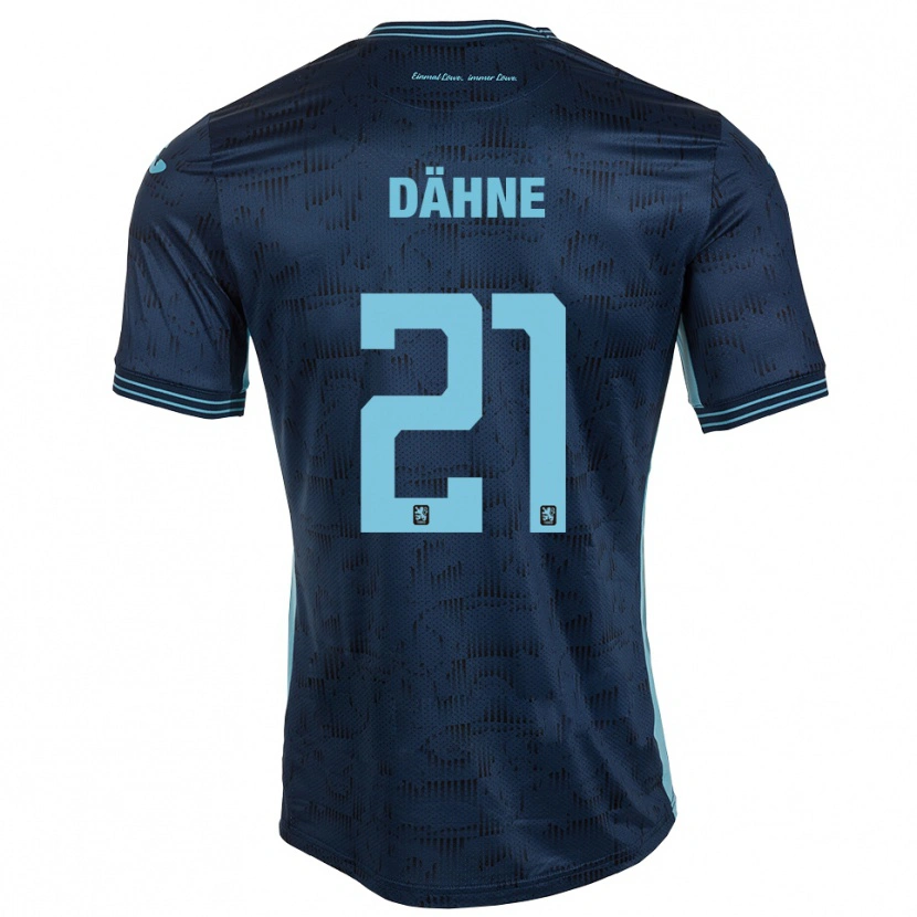 Danxen Mujer Camiseta Thomas Dähne #21 Azul Real 2ª Equipación 2025/26 La Camisa México