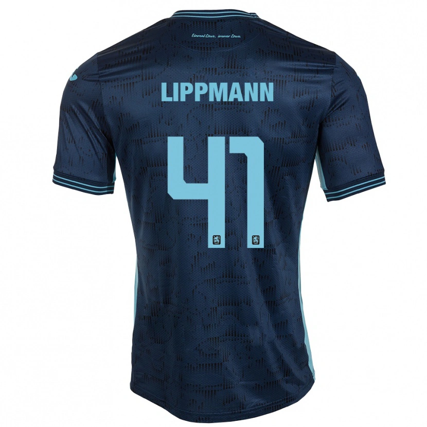 Danxen Mujer Camiseta Clemens Lippmann #41 Azul Real 2ª Equipación 2025/26 La Camisa México