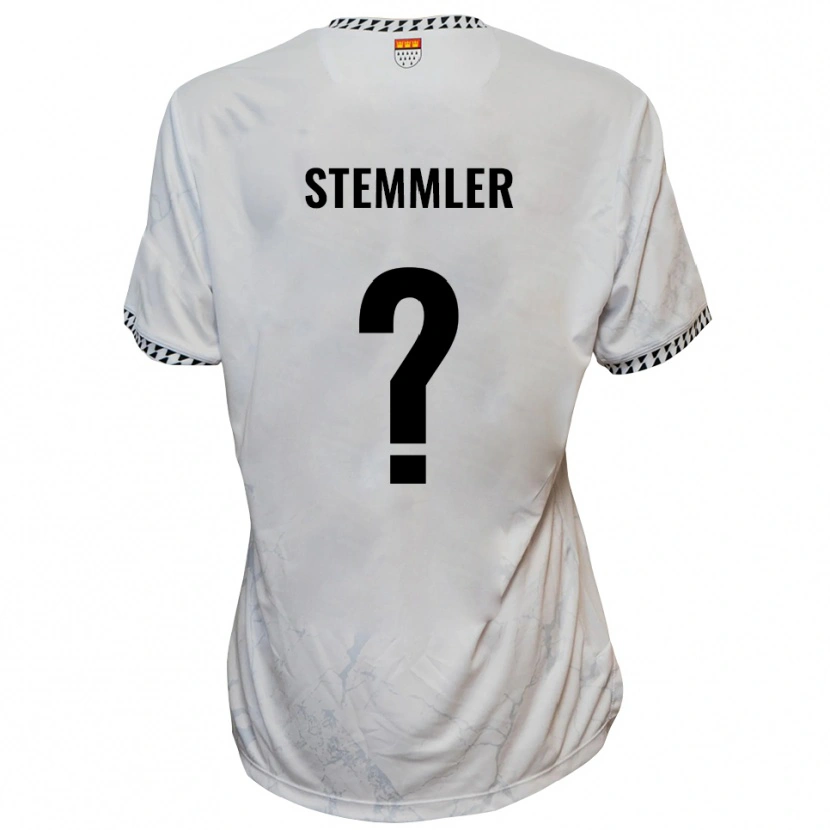 Danxen Mujer Camiseta Sophie Stemmler #0 Blanco Negro 2ª Equipación 2025/26 La Camisa México