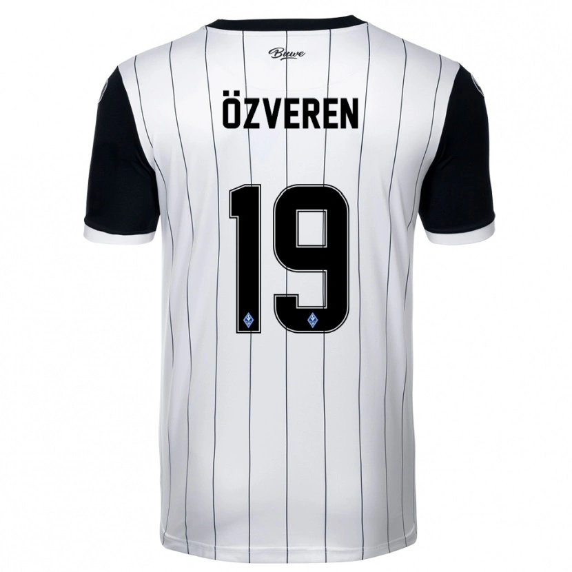 Danxen Mujer Camiseta Sedat Özveren #19 Blanco Negro 2ª Equipación 2025/26 La Camisa México