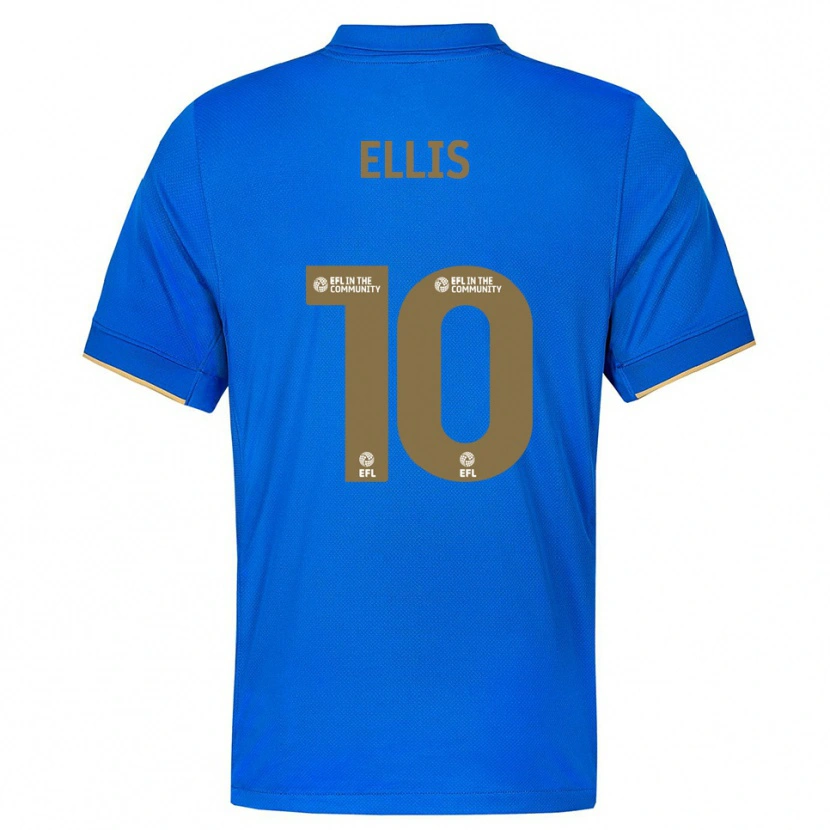 Danxen Niño Camiseta O'shea Ellis #10 Azul Oro 1ª Equipación 2025/26 La Camisa México