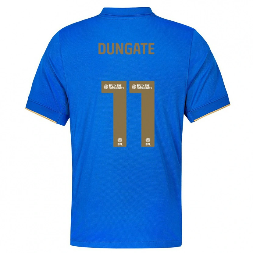 Danxen Niño Camiseta Katie Dungate #11 Azul Oro 1ª Equipación 2025/26 La Camisa México